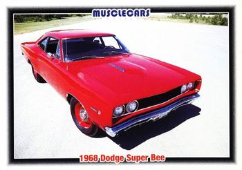 #57 1968 Dodge Super Bee - 1992 Collect-A-Card Muscle Cars