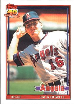 #57 Jack Howell - California Angels - 1991 O-Pee-Chee Baseball