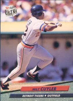 #57 Milt Cuyler - Detroit Tigers - 1992 Ultra Baseball