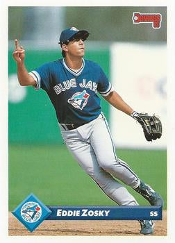 #57 Eddie Zosky - Toronto Blue Jays - 1993 Donruss Baseball