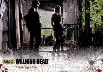 #57 Preparing a Fire - 2016 Cryptozoic The Walking Dead Season 4: Part 1