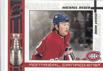 #57 Michael Ryder - Montreal Canadiens - 2003-04 Pacific Quest for the Cup Hockey