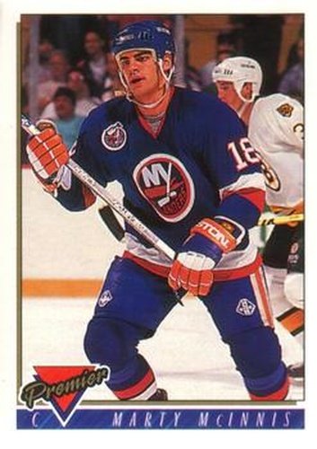 #57 Marty McInnis - New York Islanders - 1993-94 O-Pee-Chee Premier Hockey