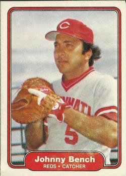 #57 Johnny Bench - Cincinnati Reds - 1982 Fleer Baseball