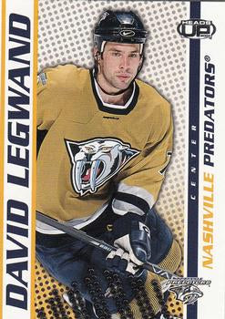 #57 David Legwand - Nashville Predators - 2003-04 Pacific Heads Up Hockey