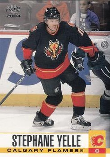 #57 Stephane Yelle - Calgary Flames - 2003-04 Pacific Hockey