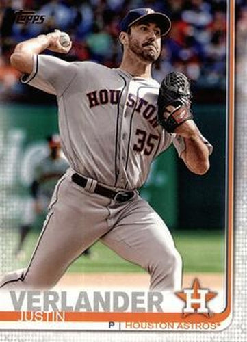#57a Justin Verlander - Houston Astros - 2019 Topps Baseball