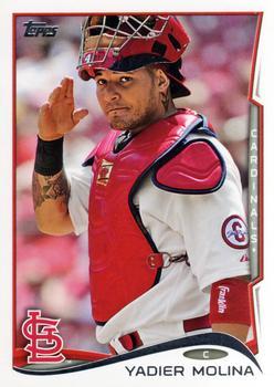#57a Yadier Molina - St. Louis Cardinals - 2014 Topps Baseball