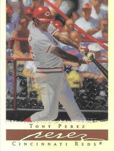 #57b Tony Perez - Cincinnati Reds - 2003 Topps Gallery Hall of Fame - Artist's Proofs Baseball