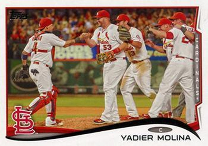 #57b Yadier Molina - St. Louis Cardinals - 2014 Topps Baseball