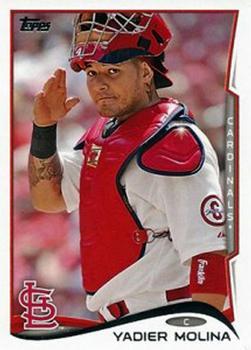#57c Yadier Molina - St. Louis Cardinals - 2014 Topps Baseball
