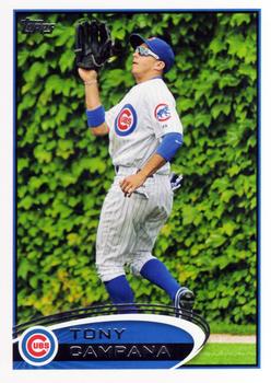 #580 Tony Campana - Chicago Cubs - 2012 Topps Baseball