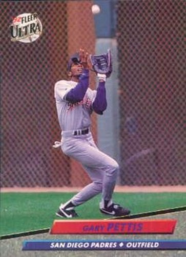 #580 Gary Pettis - San Diego Padres - 1992 Ultra Baseball