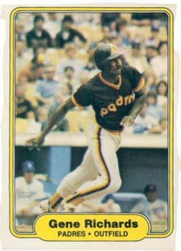 #580 Gene Richards - San Diego Padres - 1982 Fleer Baseball
