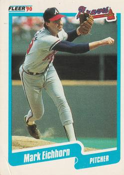#580 Mark Eichhorn - Atlanta Braves - 1990 Fleer USA Baseball