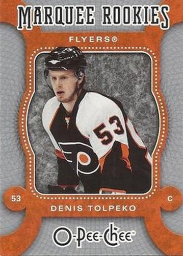 #580 Denis Tolpeko - Philadelphia Flyers - 2007-08 O-Pee-Chee Hockey
