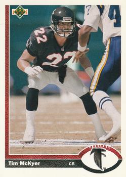 #580 Tim McKyer - Atlanta Falcons - 1991 Upper Deck Football