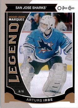 #580 Arturs Irbe - San Jose Sharks - 2015-16 O-Pee-Chee Hockey