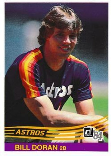 #580 Bill Doran - Houston Astros - 1984 Donruss Baseball