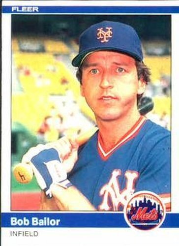 #580 Bob Bailor - New York Mets - 1984 Fleer Baseball