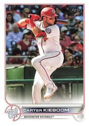 #580 Carter Kieboom - Washington Nationals - 2022 Topps Baseball