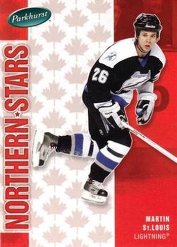 #580 Martin St. Louis - Tampa Bay Lightning - 2005-06 Parkhurst Hockey