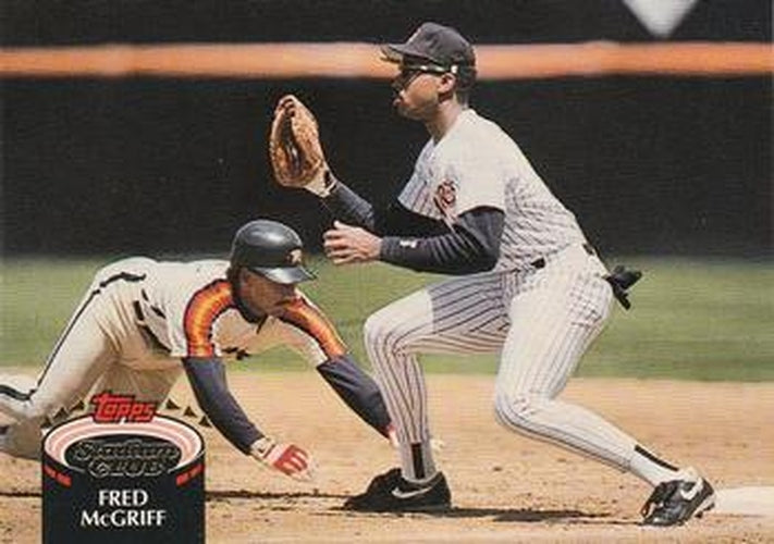 #580 Fred McGriff - San Diego Padres - 1992 Stadium Club Baseball