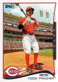 #580a Todd Frazier - Cincinnati Reds - 2014 Topps Baseball