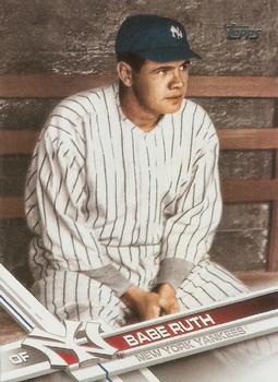 #580b Babe Ruth - New York Yankees - 2017 Topps Baseball