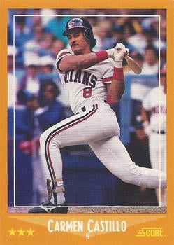 #581 Carmen Castillo - Cleveland Indians - 1988 Score Baseball