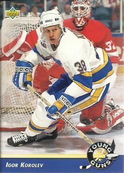 #581 Igor Korolev - St. Louis Blues - 1992-93 Upper Deck Hockey