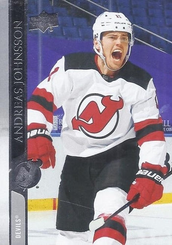 #581 Andreas Johnsson - New Jersey Devils - 2020-21 Upper Deck Hockey