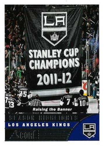 #581 Los Angeles Kings - Los Angeles Kings - 2013-14 Score Hockey