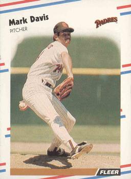 #581 Mark Davis - San Diego Padres - 1988 Fleer Baseball