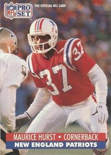 #581 Maurice Hurst - New England Patriots - 1991 Pro Set Football