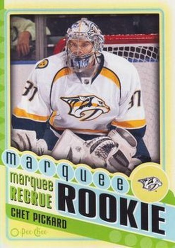 #581 Chet Pickard - Nashville Predators - 2012-13 O-Pee-Chee Hockey
