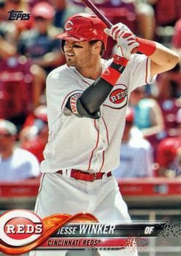 #581 Jesse Winker - Cincinnati Reds - 2018 Topps Baseball