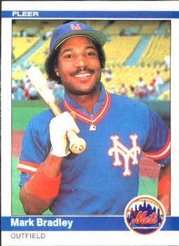 #581 Mark Bradley - New York Mets - 1984 Fleer Baseball