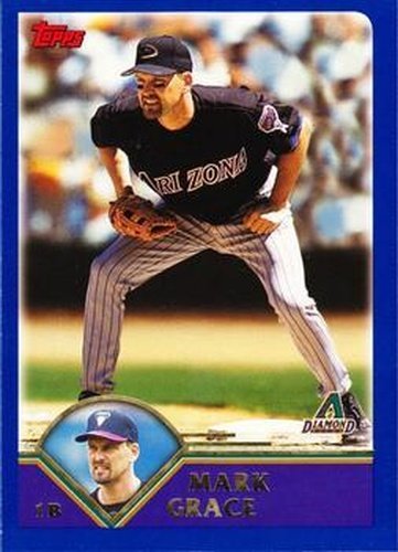 #581 Mark Grace - Arizona Diamondbacks - 2003 Topps Baseball