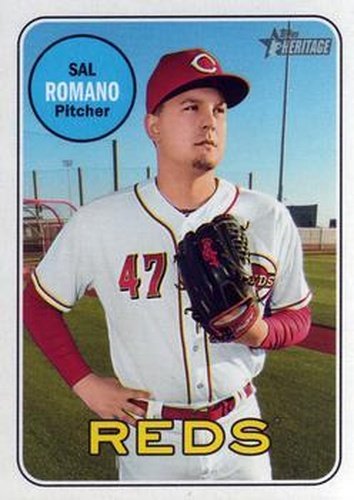 #581 Sal Romano - Cincinnati Reds - 2018 Topps Heritage Baseball