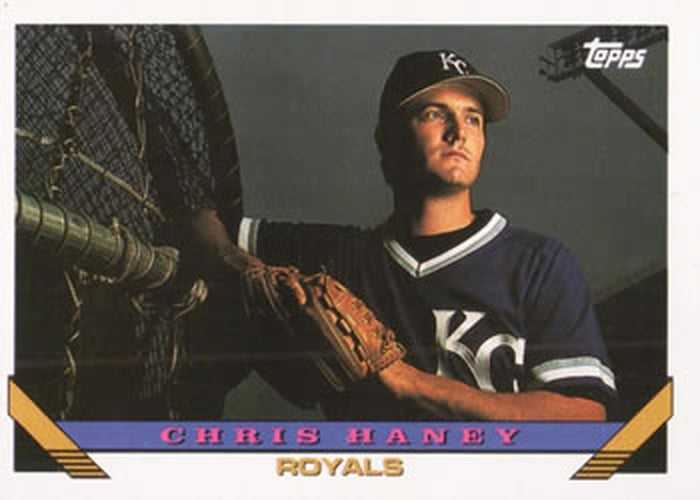 #581 Chris Haney - Kansas City Royals - 1993 Topps Baseball