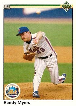 #581 Randy Myers - New York Mets - 1990 Upper Deck Baseball