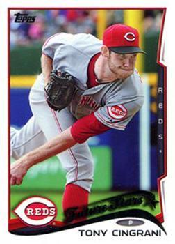 #581b Tony Cingrani - Cincinnati Reds - 2014 Topps Baseball