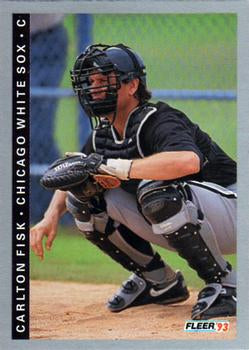 #582 Carlton Fisk - Chicago White Sox - 1993 Fleer Baseball