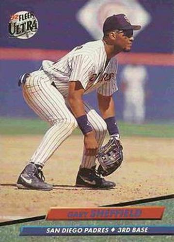 #582 Gary Sheffield - San Diego Padres - 1992 Ultra Baseball