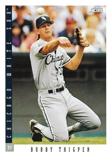 #582 Bobby Thigpen - Chicago White Sox - 1993 Score Baseball