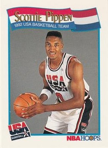 #582 Scottie Pippen - USA - 1991-92 Hoops Basketball
