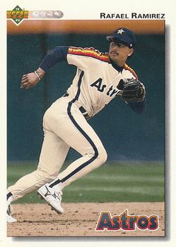 #582 Rafael Ramirez - Houston Astros - 1992 Upper Deck Baseball