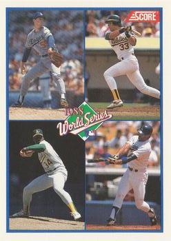#582 1988 World Series - Oakland Athletics / Los Angeles Dodgers - 1989 Score Baseball