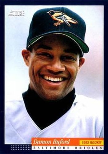 #582 Damon Buford - Baltimore Orioles -1994 Score Baseball
